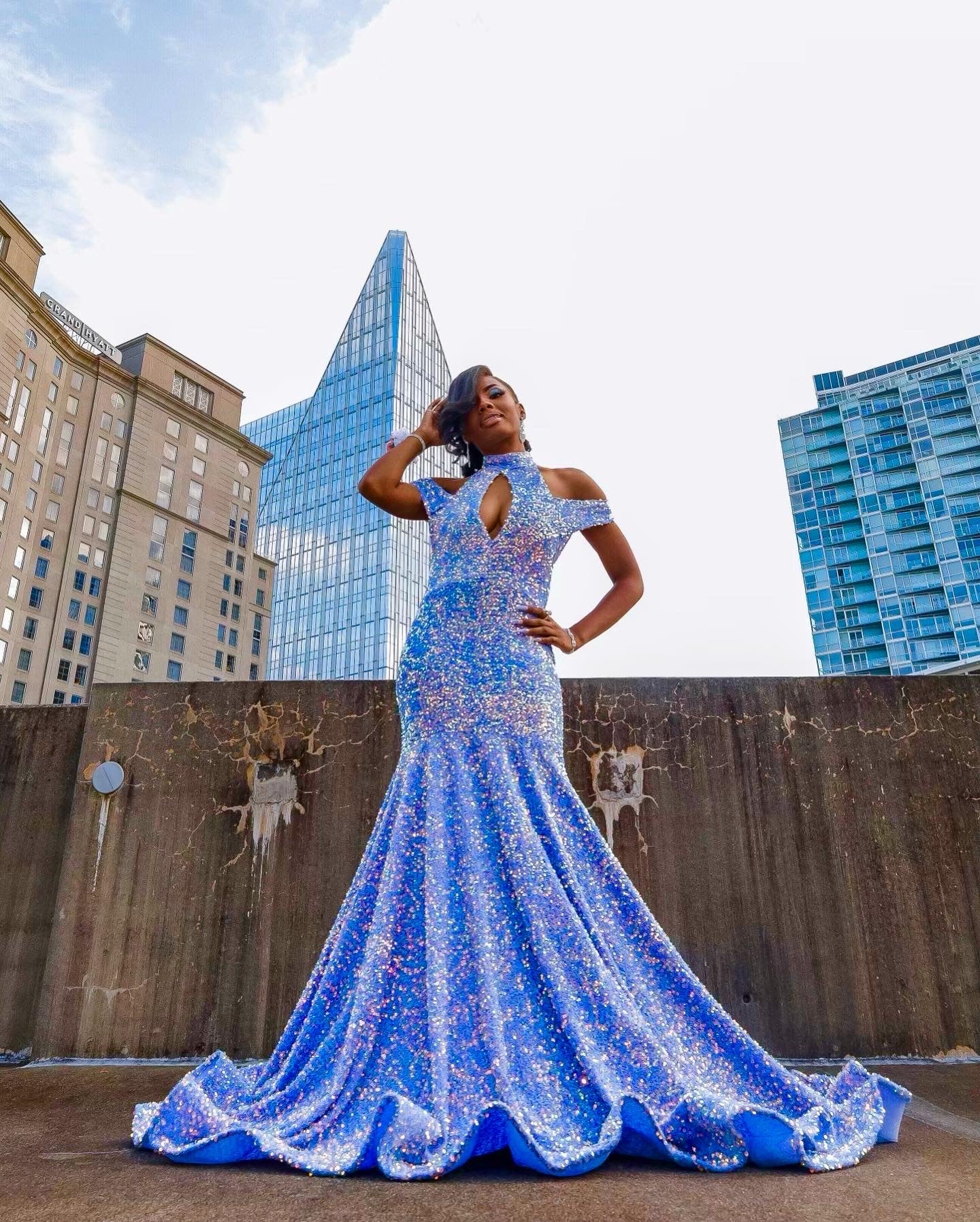 Lilac Dream Sequin Gown