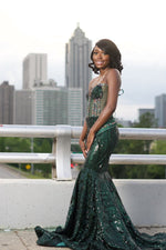 Load image into Gallery viewer, Azalea Charm Evening Gown
