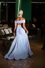 Load image into Gallery viewer, Lilac Dream Sequin Gown
