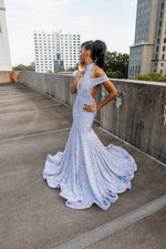 Load image into Gallery viewer, Lilac Dream Sequin Gown
